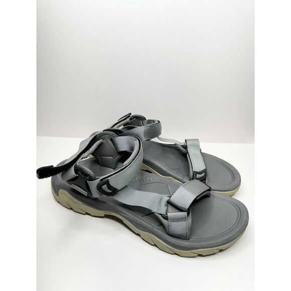 Steve Madden Sandals Men’s Size 12 Crazee Open Toe Gray Sport Shoes - Picture 2 of 10